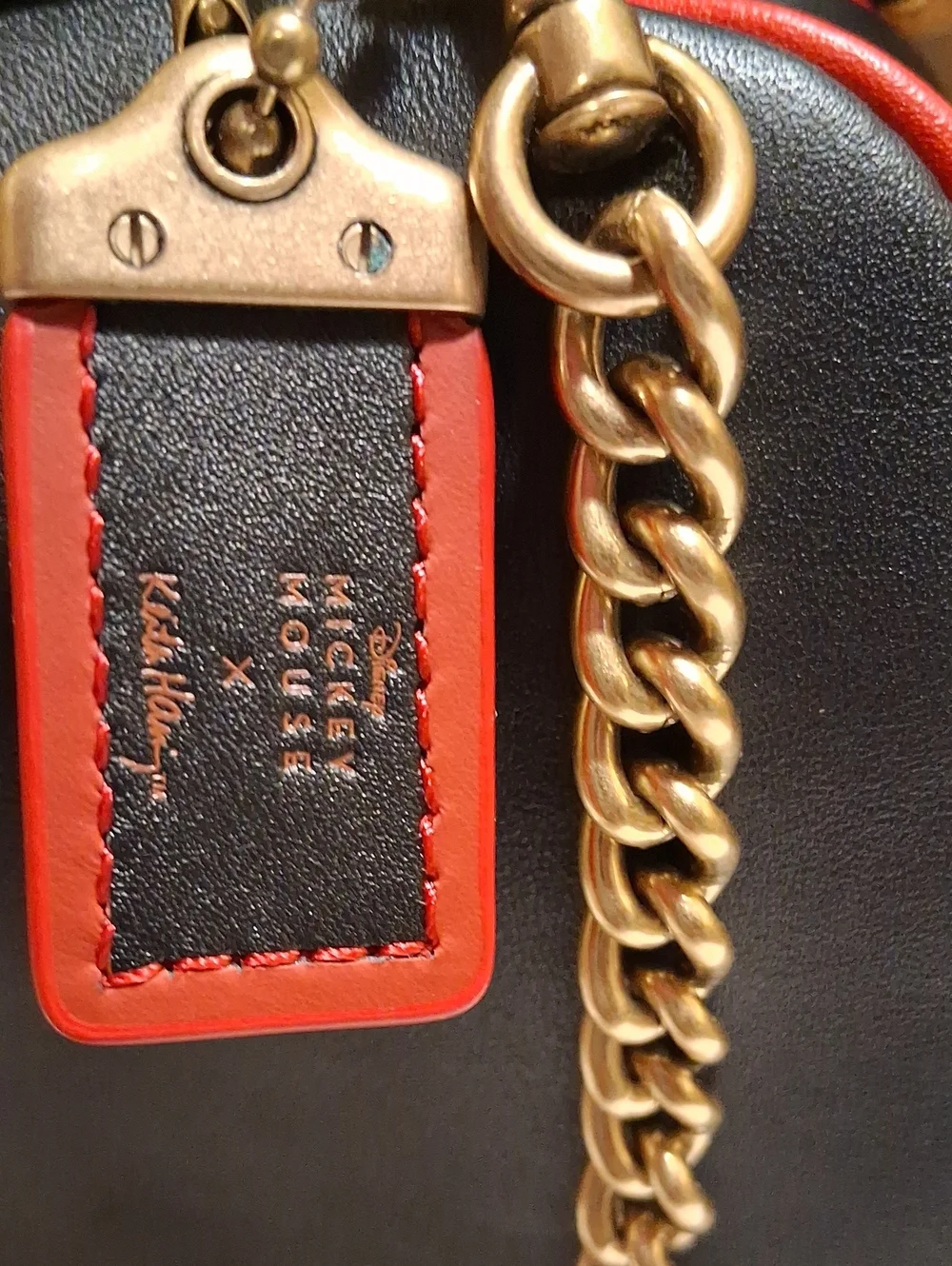 Coach x Disney x Keith Haring Mickey Mouse Kisslock Bag
